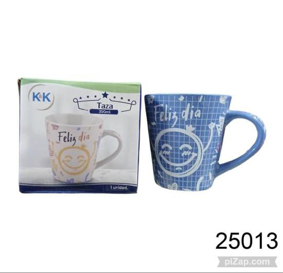 Imagen de TAZA EN CAJA 300ML "FELIZ DIA"  1.26